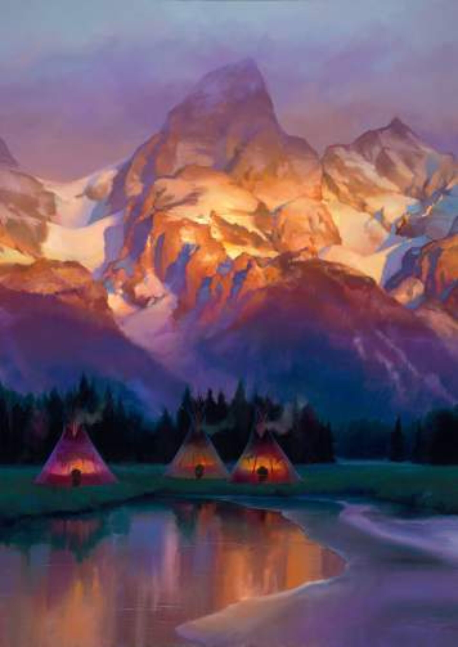 Grand Finale artwork from the fall arts festival in Jackson Hole Wyoming.